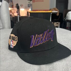 NBA Finals Black and Purple Cap